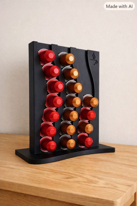 Suporte Cápsulas Nespresso Novo até 21 cápsulas