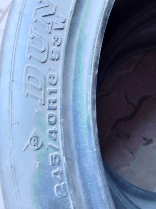 Cena za 2 Opony torowe 245/40r18 DUNLOP