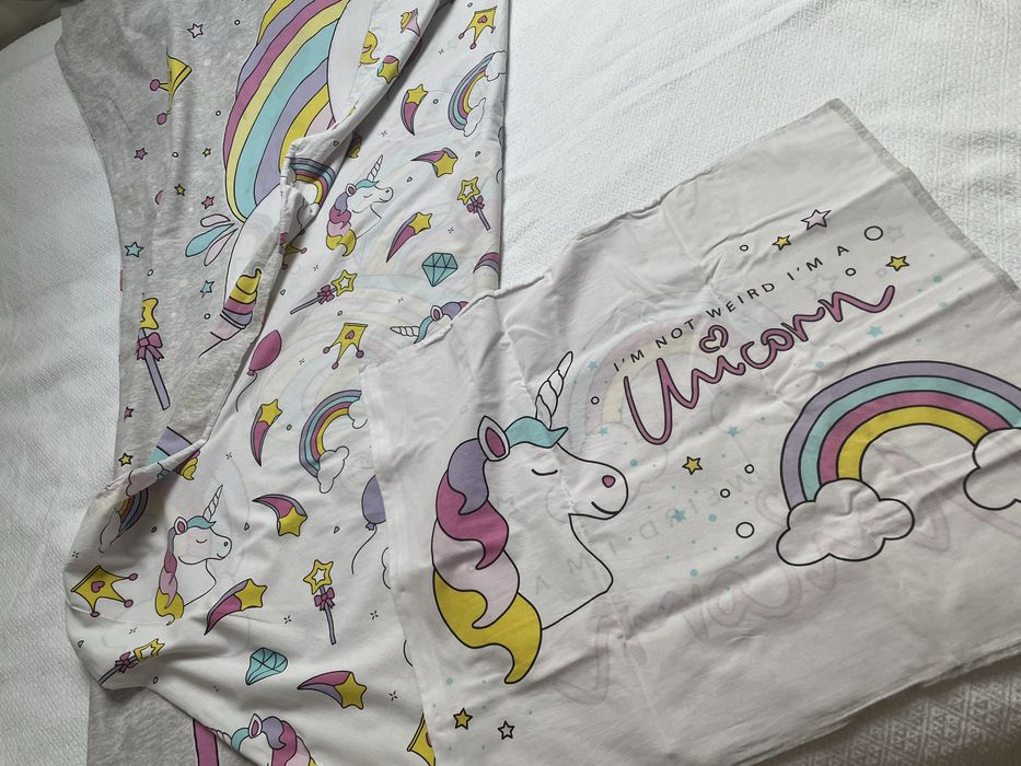 Posciel 140x200 w koniki świecaca