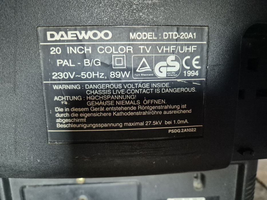 ПРОДАМ  телевізор  DAEWOO на запачастини