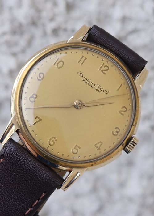 Złoty zegarek Iwc schaffhausen  cal.89
