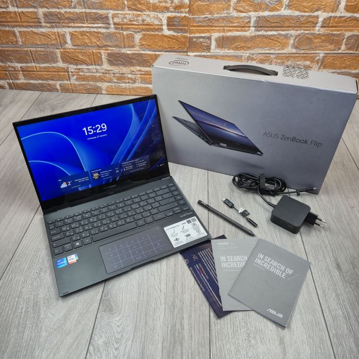 13" 2в1 ASUS ZenBook Flip 13 /I5-1135G7 /SSD-512gb /RAM-8gb / АКБ-100%