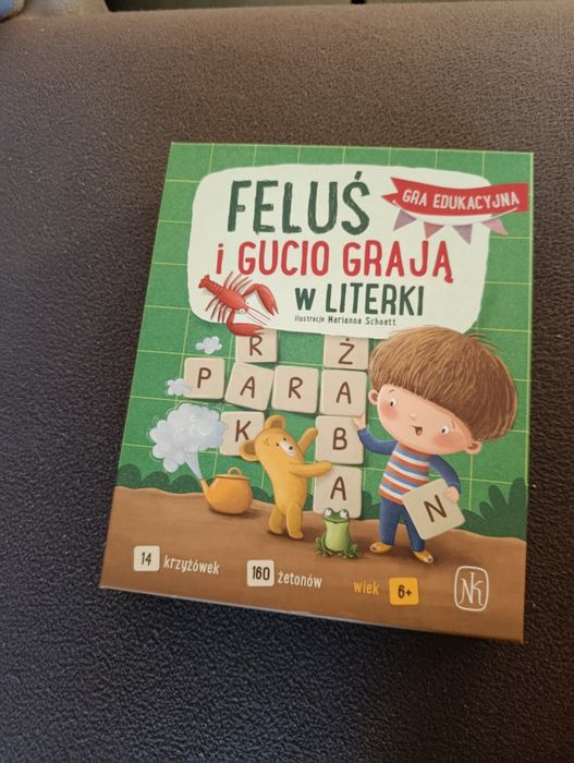 Gra dydaktyczna Feluś i Gucio grają w literki