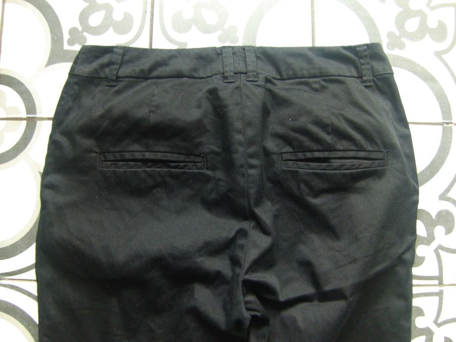 Брюки H&M чиносы джеггинсы черные хлопок