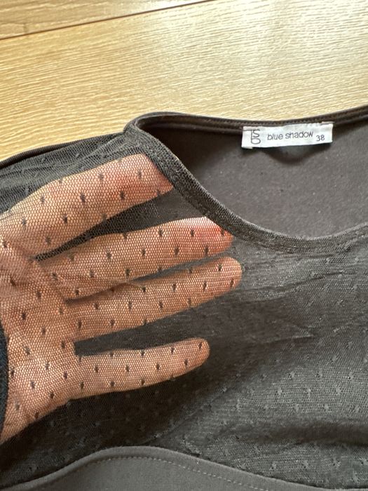 Elegancka bluzka Blue Shadow r S czarna