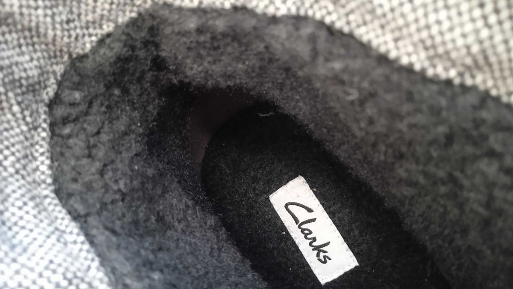 Новые Clark's меховые ботинки воловья кожа в идеале (Торга нет