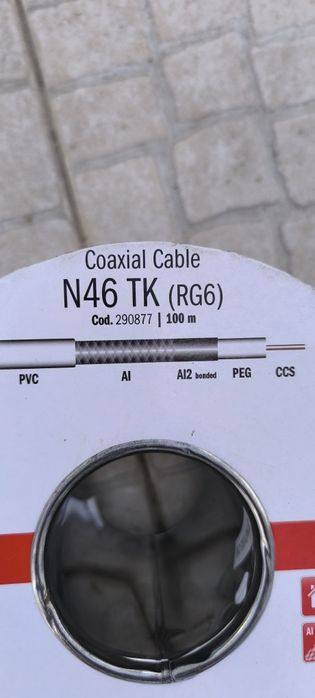 Bobine cabo coaxial TEKA