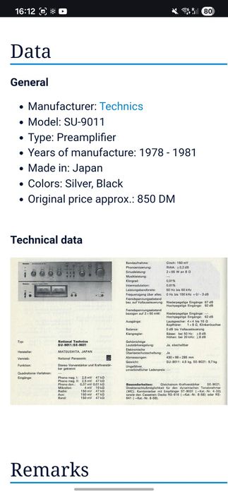 Technics SU 9011 oraz SE 9021 końcówka i przedwzmacniacz