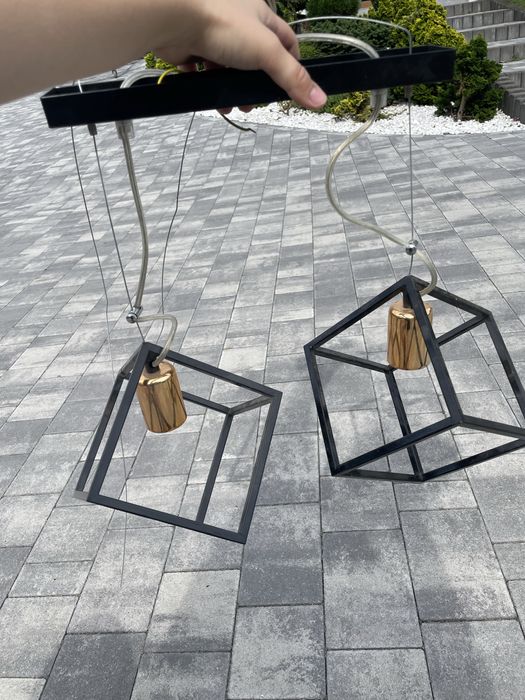 Lampki, kostki do domu