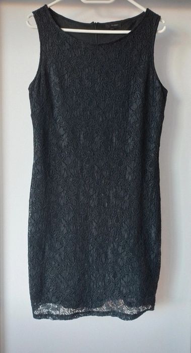 Czarna elegancka sukienka koronka Kappahl rozm.XL