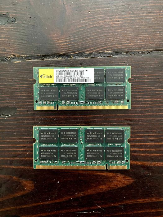 Pamięc ram elixir 2gb 2 sztuki