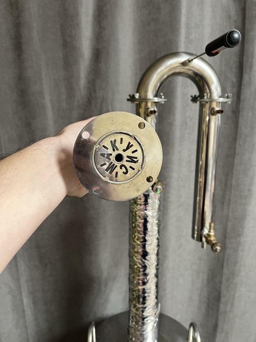 Дистилятор, Бражна колона 2, Ректифікаційна колона, Перегінний куб