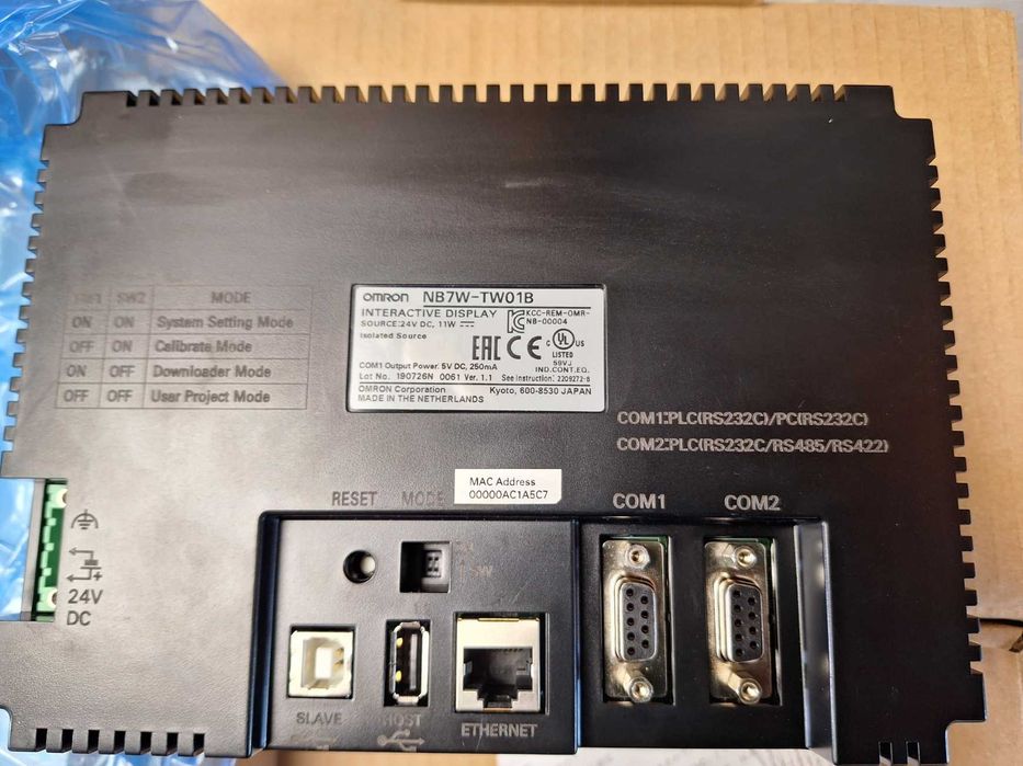 Consola Hmi Omron NB7W-TW01B - NOVA