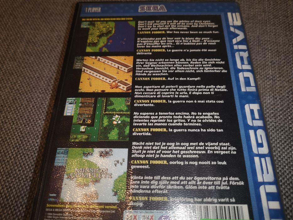 Cannon Fodder SEGA MEGA DRIVE gra ANG (oryginał testowany) sklep Ursus