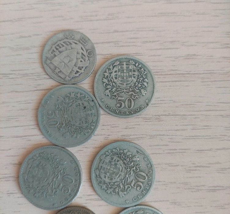 Moedas República Portuguesa e uma espanhola
