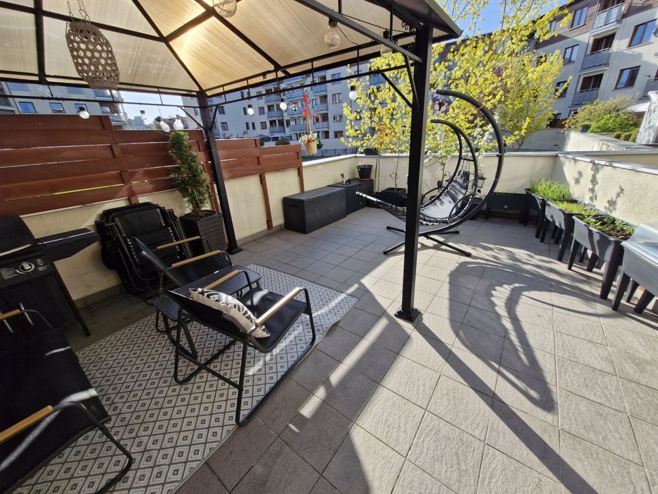 3 pokoje | Taras 35 m² z pergolą | Niskie opłaty | Komórka lokatorska | Zalesie - Widok 2