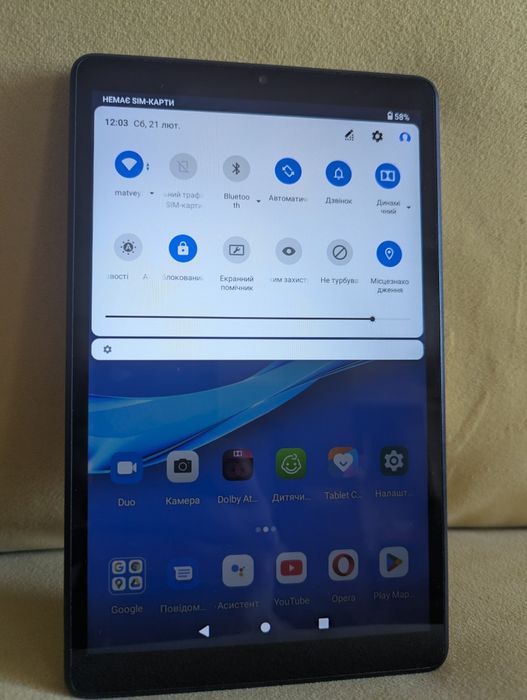 Lenovo Tab 8 TB8505F sim карта