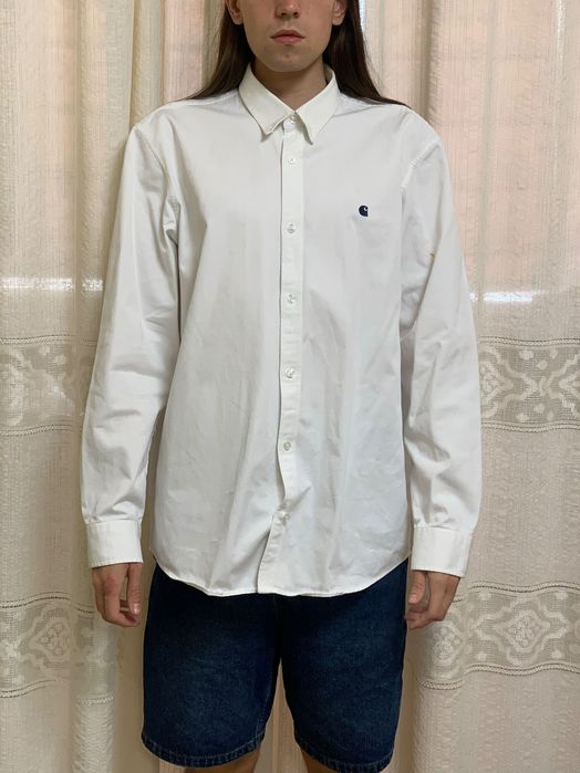 Плотна біла сорочка Carhartt