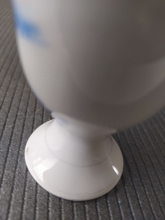 Kieliszek na jajka porcelanowy niebieskie wiatraki