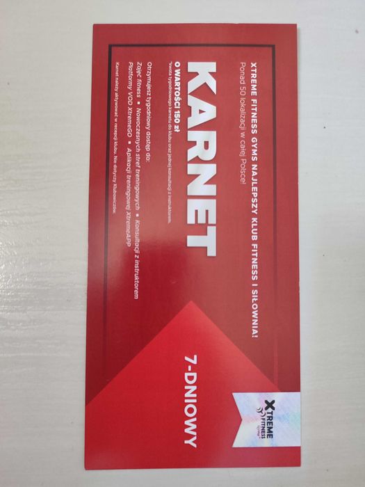 Karnet Xtreme Fitness Gyms Klub Fitness Siłownia
