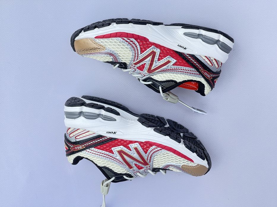 Дитячі кросівки New Bala:nce 860V2  Aime Leon Dore Red Junior р.26-35