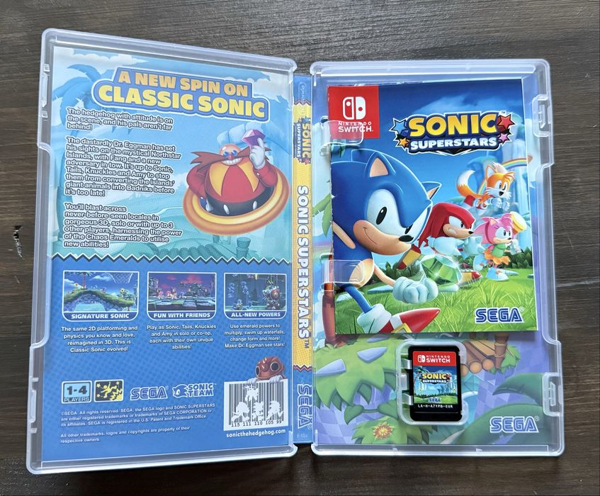 Sonic Superstars - Novo sem selo - Nintendo Switch