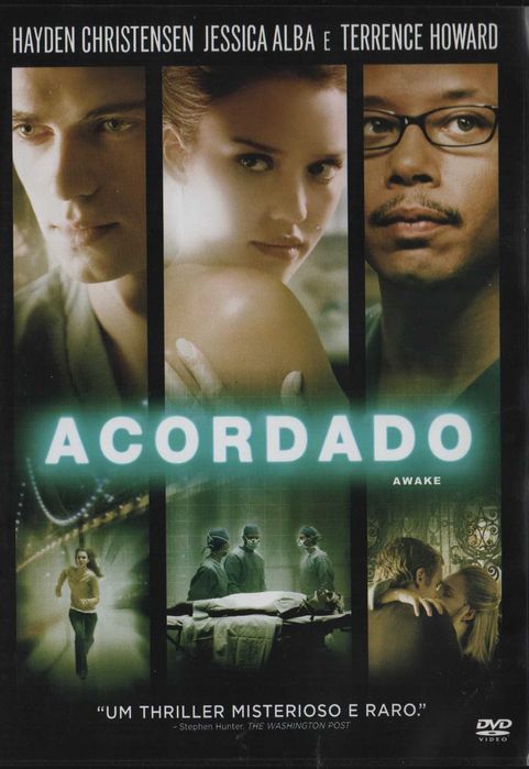 Dvd Acordado - thriller - Jessica Alba - extras