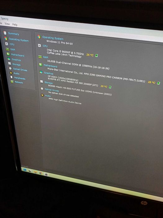 Desktop Torre Gaming / MSI / AMD Radeon GPU / I5 CPU / 16GB / NMVE 1TB64584680533633124