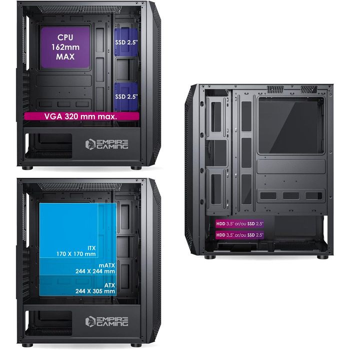 Корпус пк Empire Gaming ARGB
