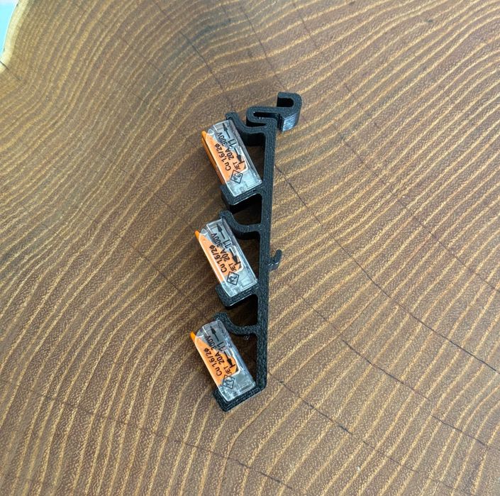 WAGO 221-412 adapter montażowy na szynę DIN 35 mm, 3 złączki