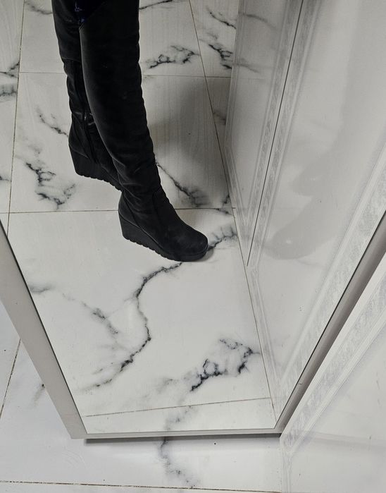 Ботфорти чоботи сапоги з натуральної шкіри