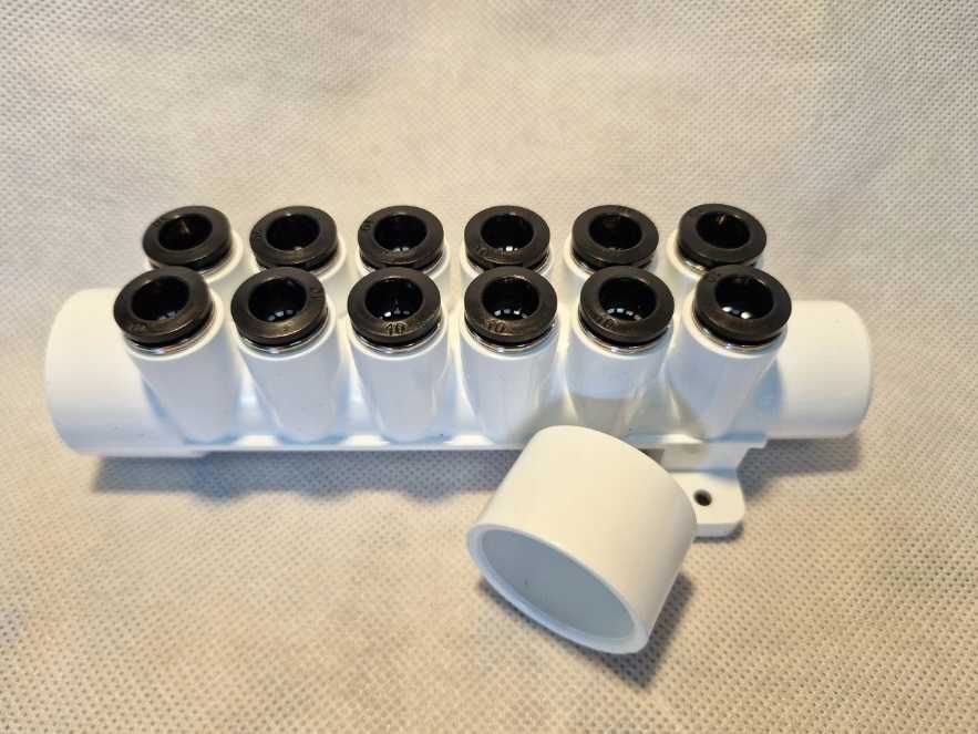 Rozdzielacz powietrza 32 mm 12 wyjść x 10mm