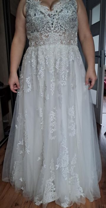 Suknia ślubna 42/44 xl/xxl