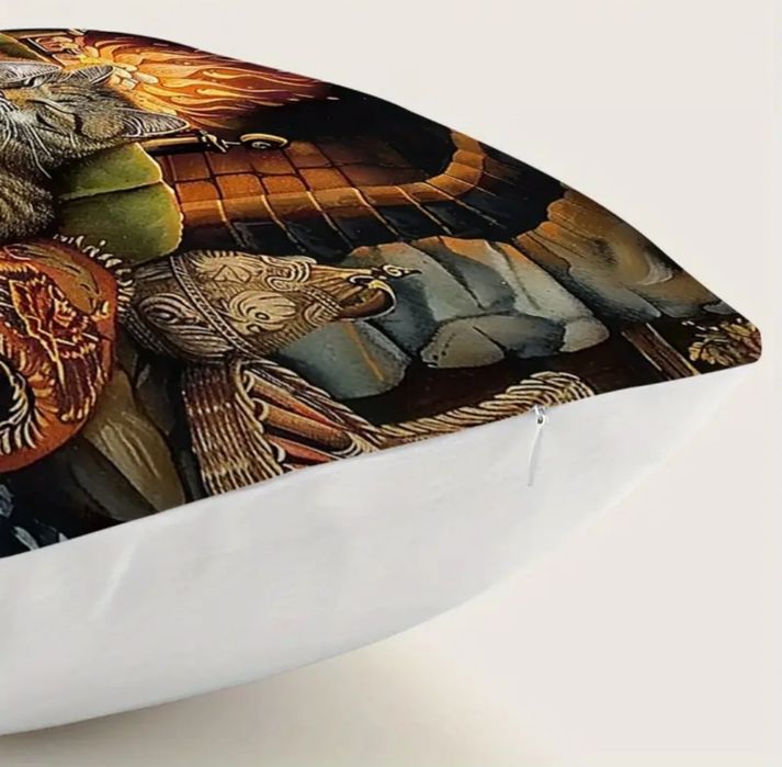 Capa de Almofada Gatos