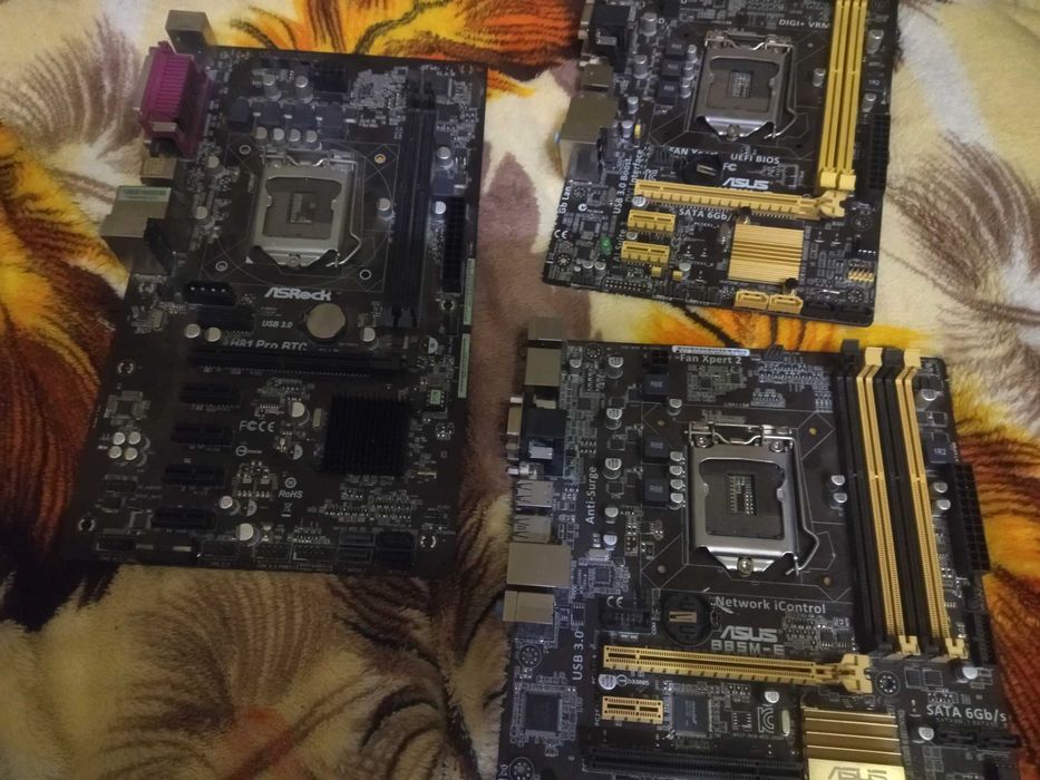 Материнская плата ASUS B85M-E Socket LGA1150 не рабочая