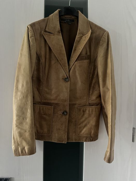 Marynarka skórzana Zara Basic
