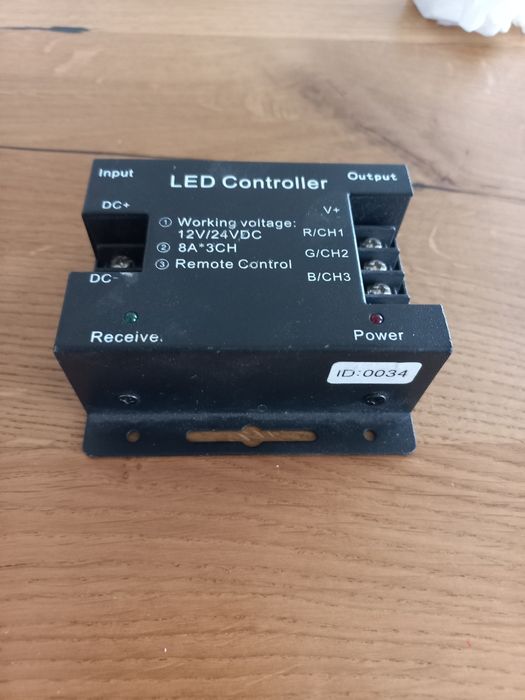 Контролер для RGB стрічки 12/24 В, 8 Ампер /канал.