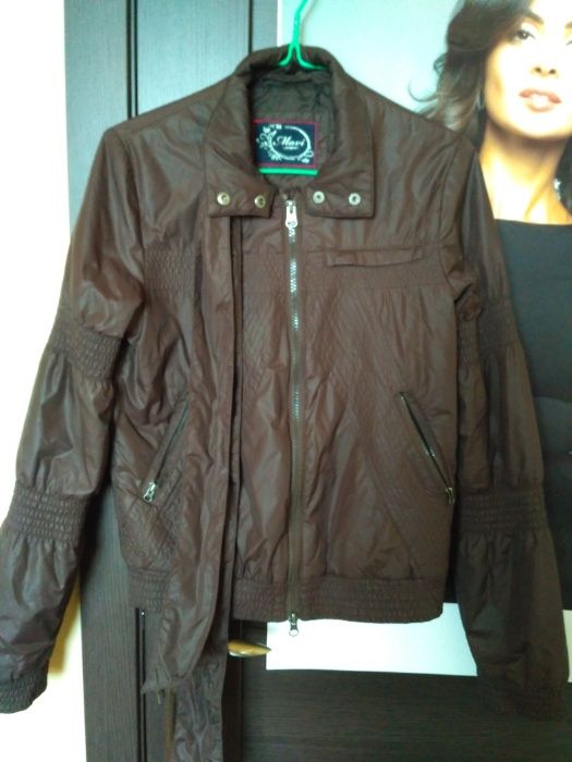 Куртка женская Mavi XS на осень коричневая весна