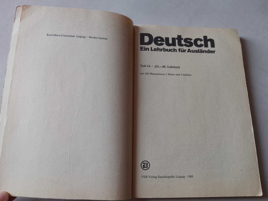 "Deutsch Ein Lehrbuch für Ausländer" podręcznik języka niemieckiego