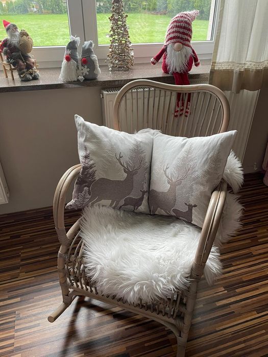 Poszewka zimowa z jeleniami V113