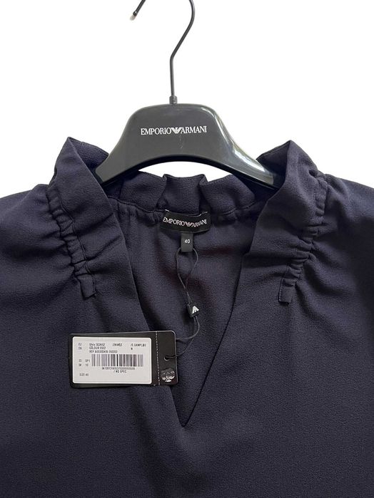 EMPORIO ARMANI koszula bluzka granatowa r. S