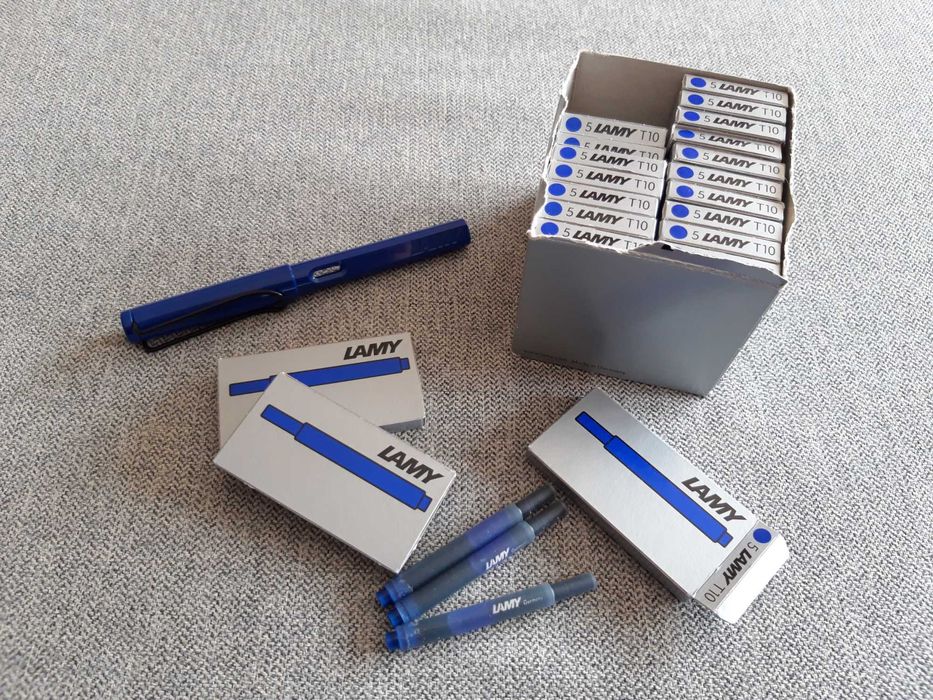 Caneta de tinta permanente & cartuchos "LAMY"
