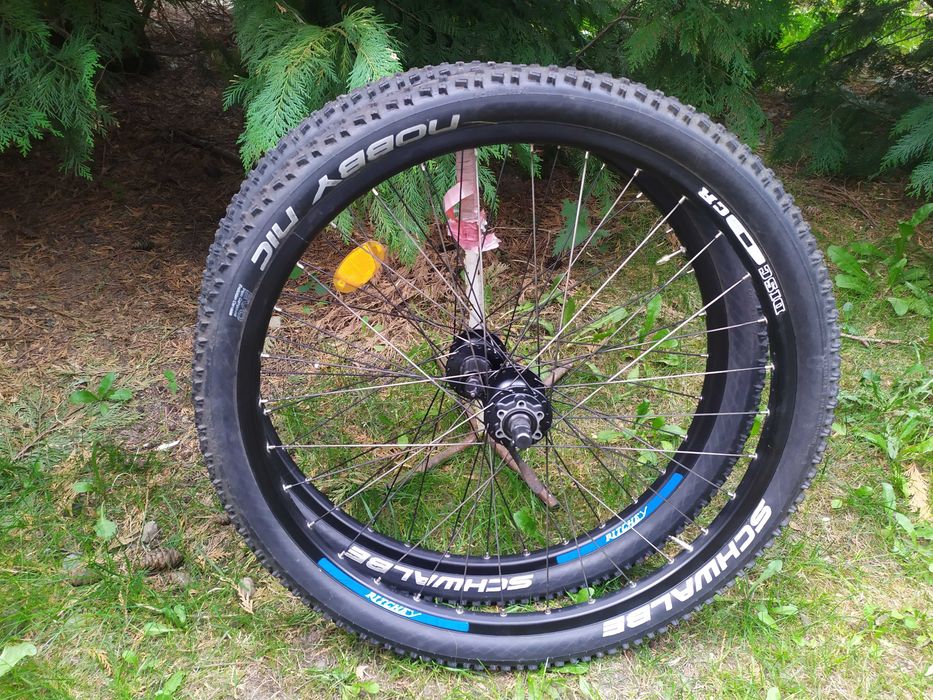 Koła mtb 26'' Shimano Deore  FH/HB-475 , Ritchey DISC OCR , Schwalbe Nobby Nic  Polecam