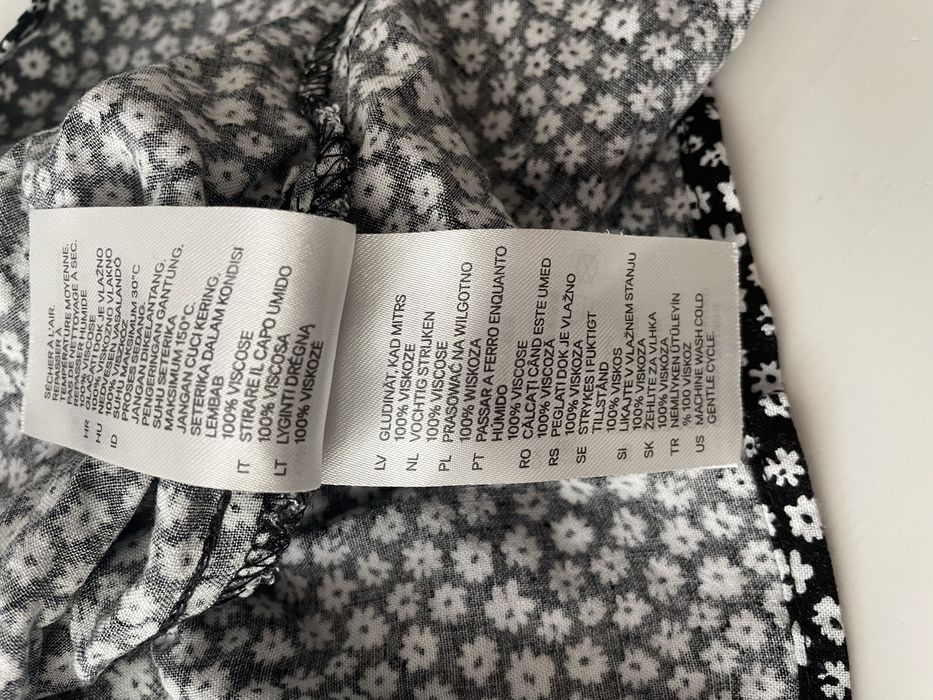 Damska czarno-biała sukienka