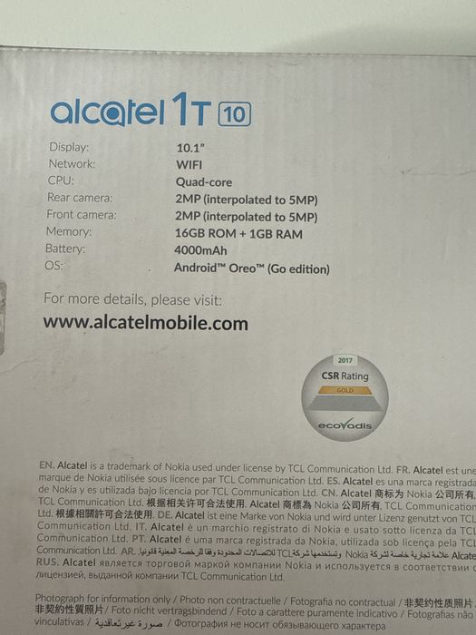 Tablet Aclatel 1T