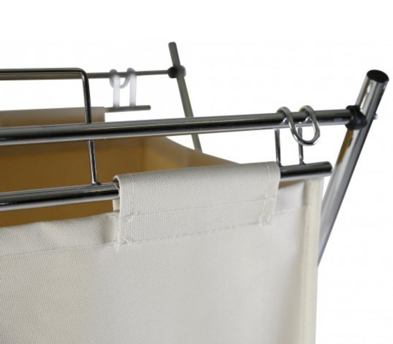 Кошик для білизни Axentia складаний білий 72 х 44 х 34