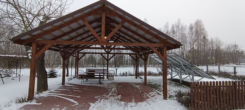 Konstrukcja drewniana garażowa 6.5x6.5