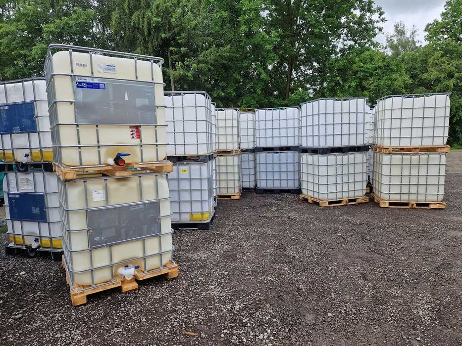 Mauzer 1000L mauzery na wodę paleta palstikowa na palety palstikowe