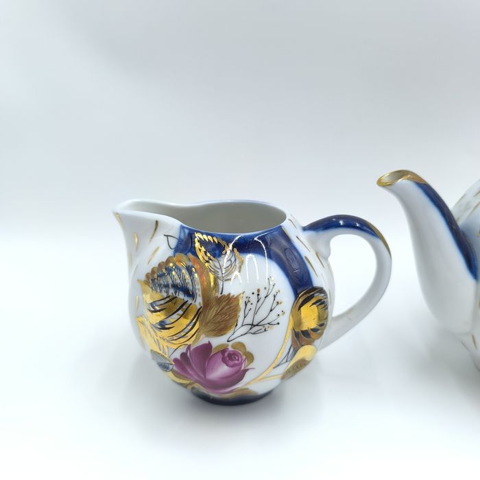 Łomonosow Dzbanek Cukiernica Mlecznik