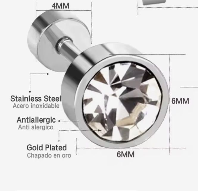 Kolczyki zestaw  3 par